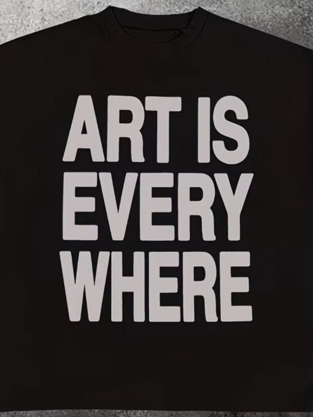 ART IS EVERYWHERE 100% Cotton Graphic Tee (Unisex)